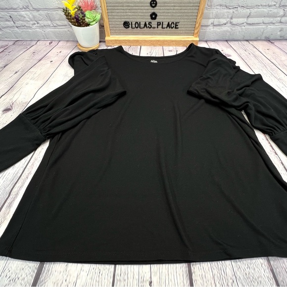 a.n.a Tops - ANA Long Sleeve Scoop Neck Tee with Wide Cuffs